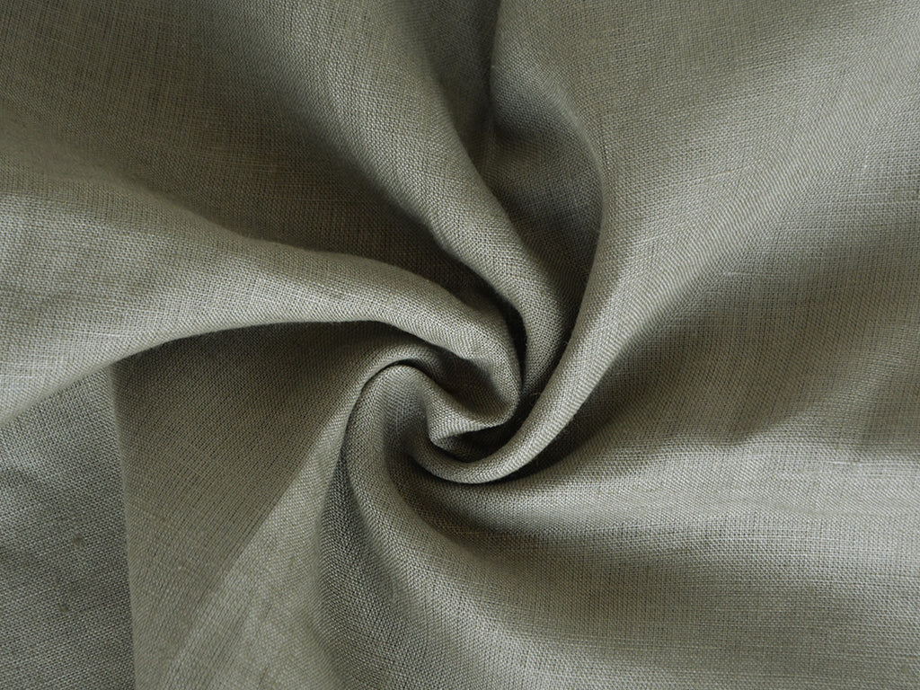 Precut of Sage Green Pure Linen Fabric - 60 Lea