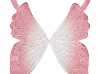 Peach & White Dual Shade Butterfly Threaded Motifis