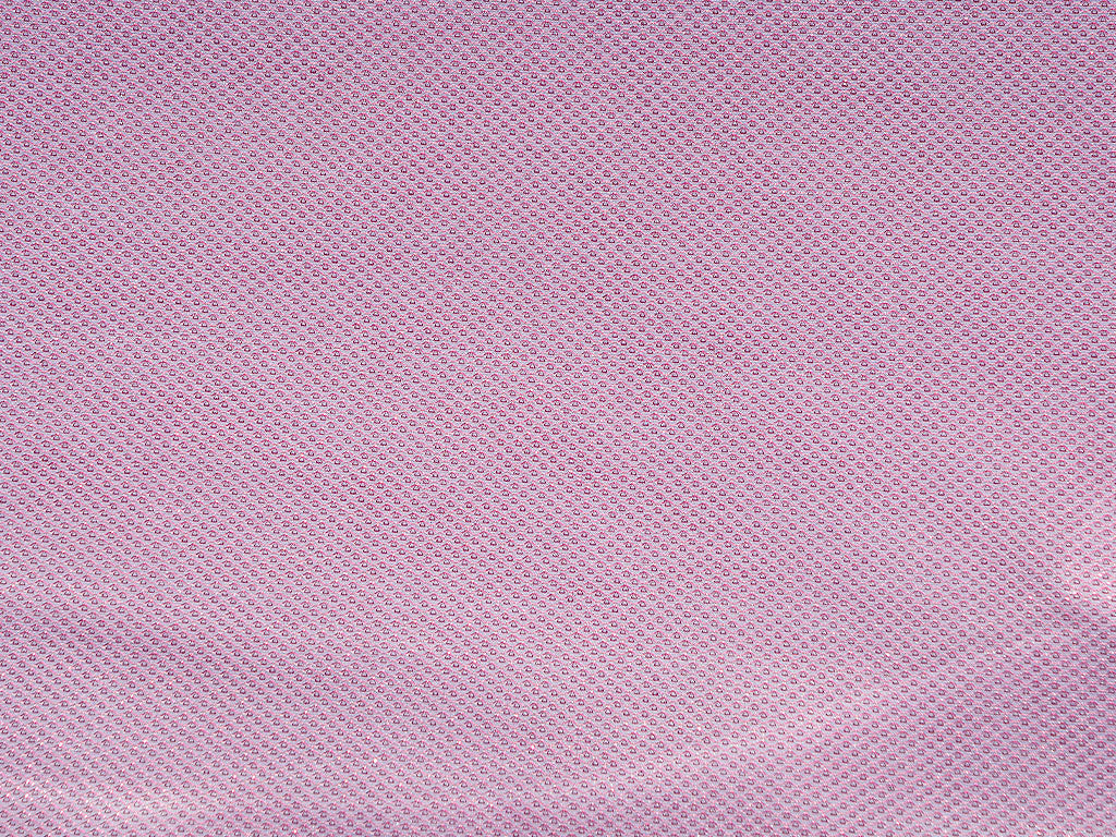 Pink Rainbow Geometric Mesh Shimmer Interlock Bonding Fabric