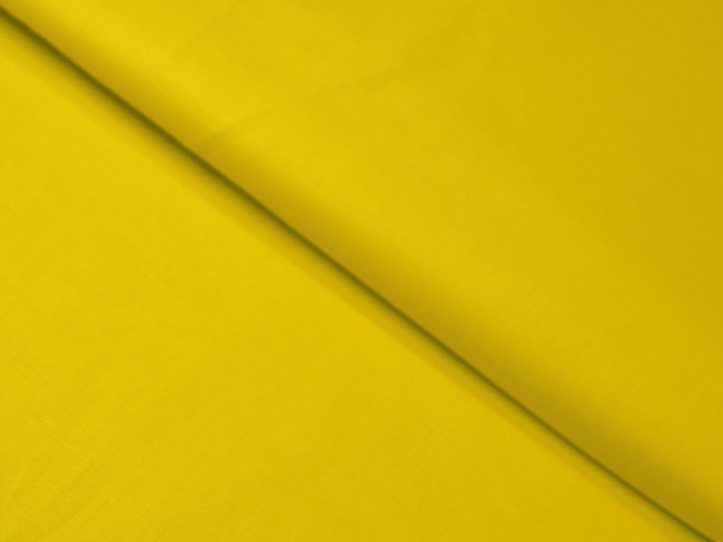 Leamon Yellow Plain 100% Pure Mul Mul Cotton