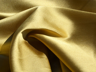 Light Golden Plain Heavy Japan Satin Fabric