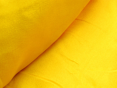 Yellow Plain Moss Satin Fabric