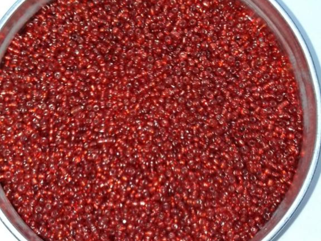 Dark Red Round Rocaille Glass Seed Beads (Wholesale)