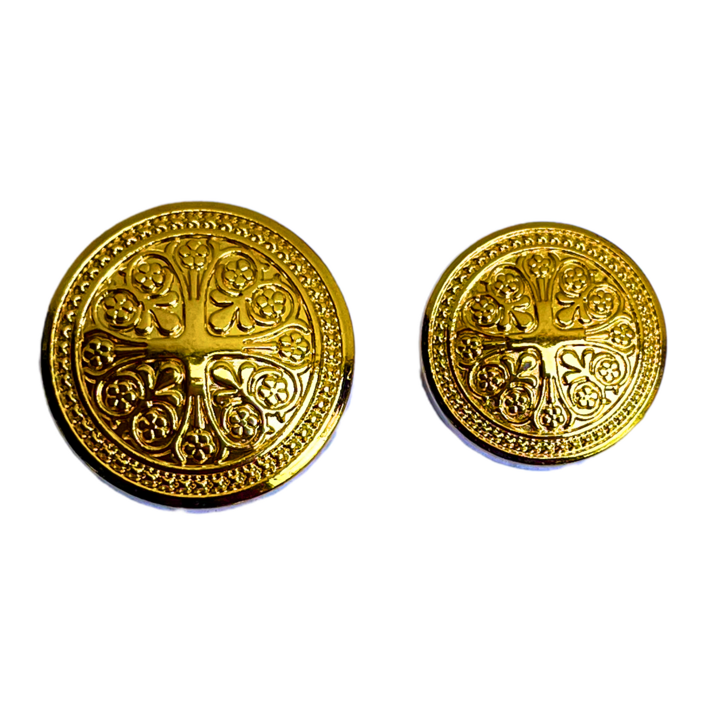 Golden Designer Metal Buttons