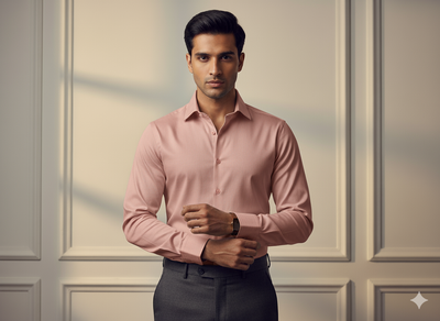 फ्लेमिंगो पिंक प्लेन ग्लेज्ड कॉटन फ़ैब्रिक