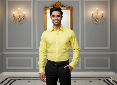 Bright Yellow Turkey Giza Cotton Fabric