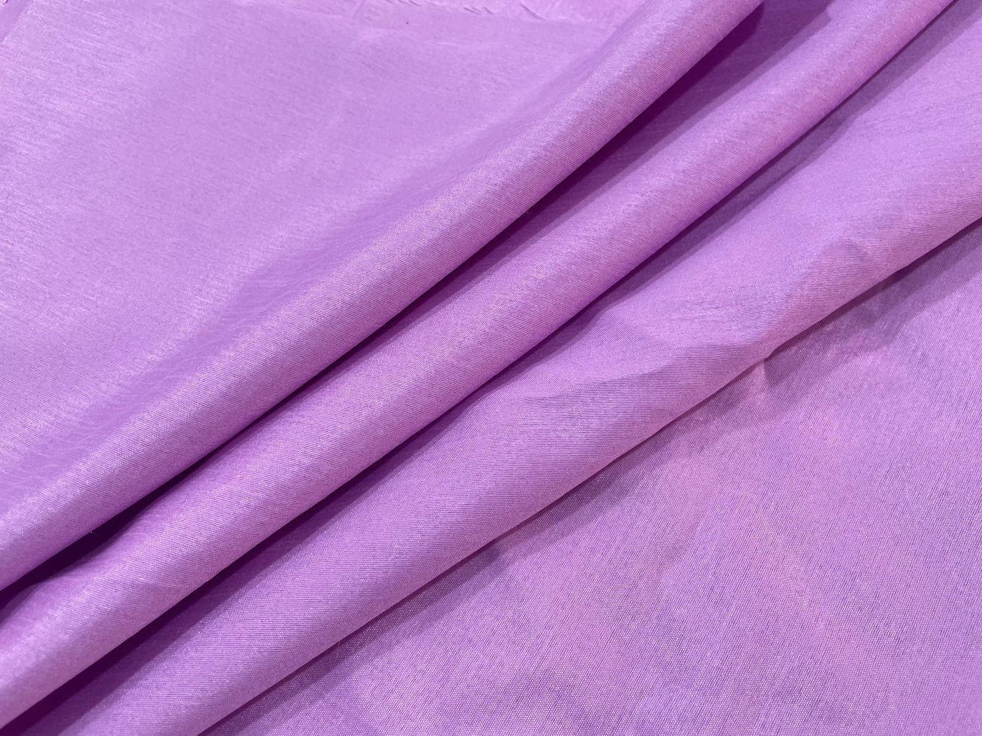 Lavender Plain Bangalore Raw Silk Fabric  (Wholesale)