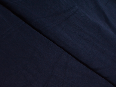 Dark Blue Plain Malai Satin Fabric