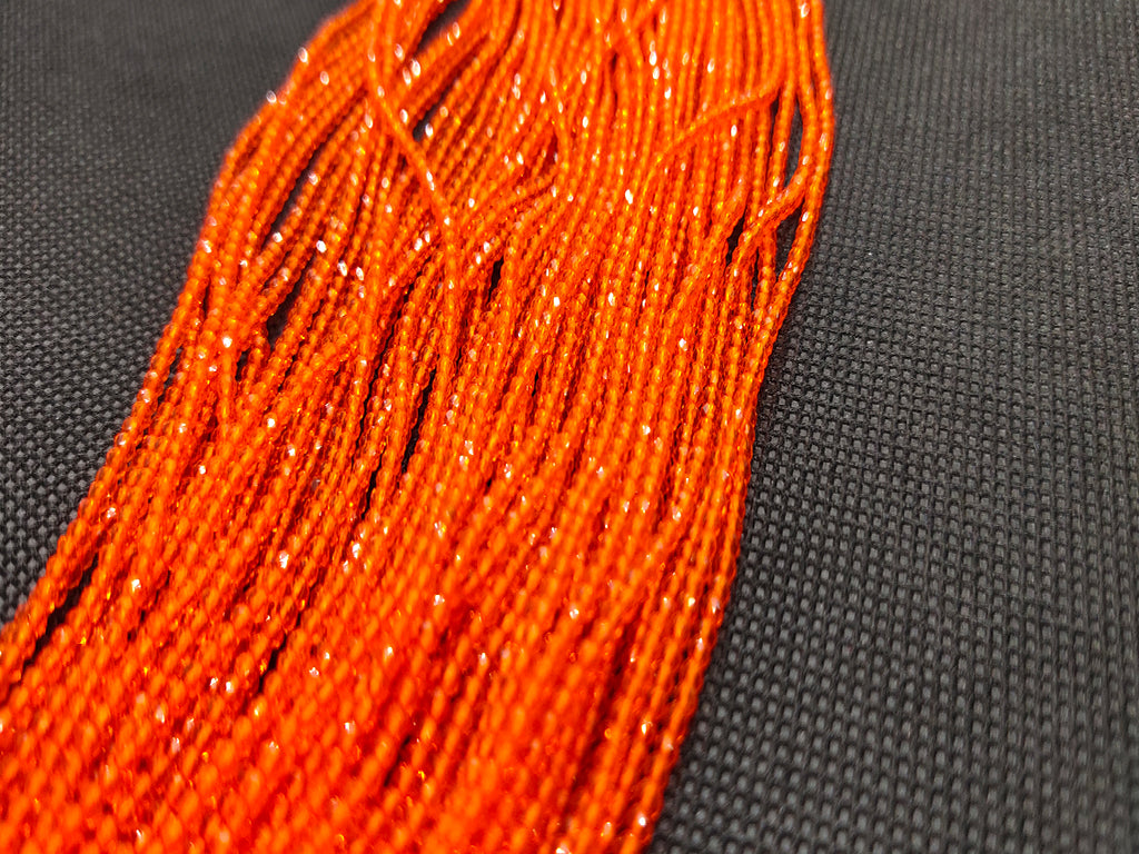 Orange Transparent Hydro Spherical Crystal Beads  (Wholesale)