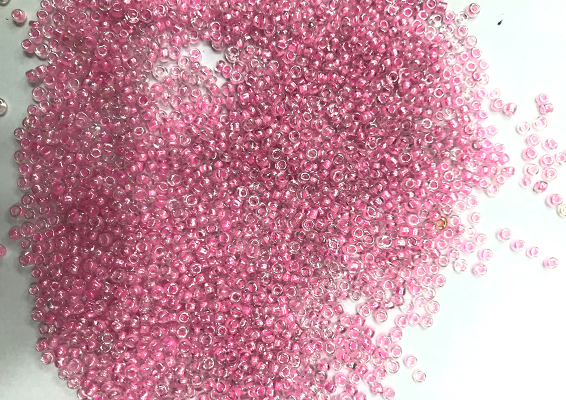 Pink Round Rocaille Glass Seed Beads- 11/0 or 2mm (Wholesale)