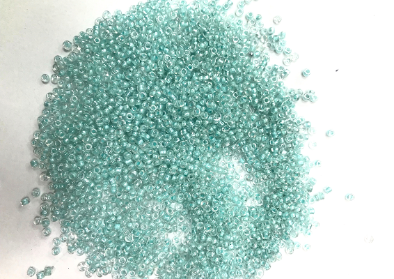 Light Blue Round Rocaille Glass Seed Beads- 11/0 or 2mm (Wholesale)