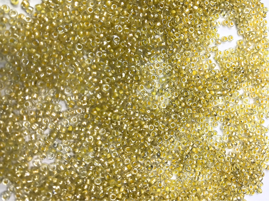 Yellow Round Rocaille Glass Seed Beads- 11/0 or 2mm (Wholesale)