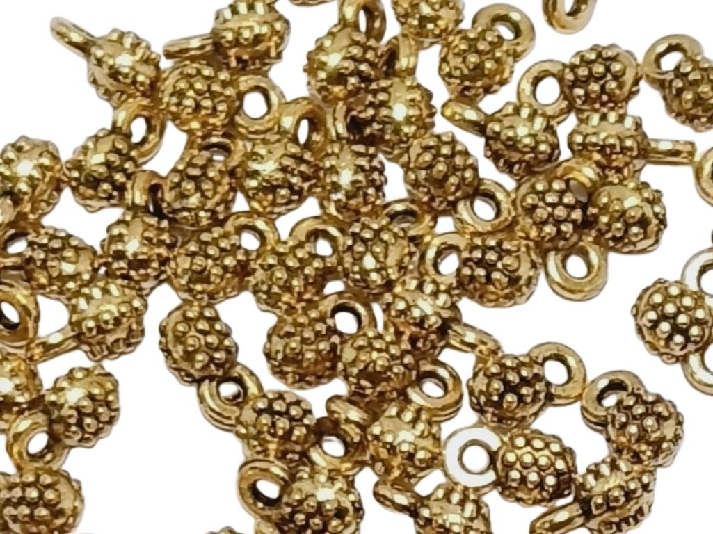 Golden Ghungroo Metal Beads