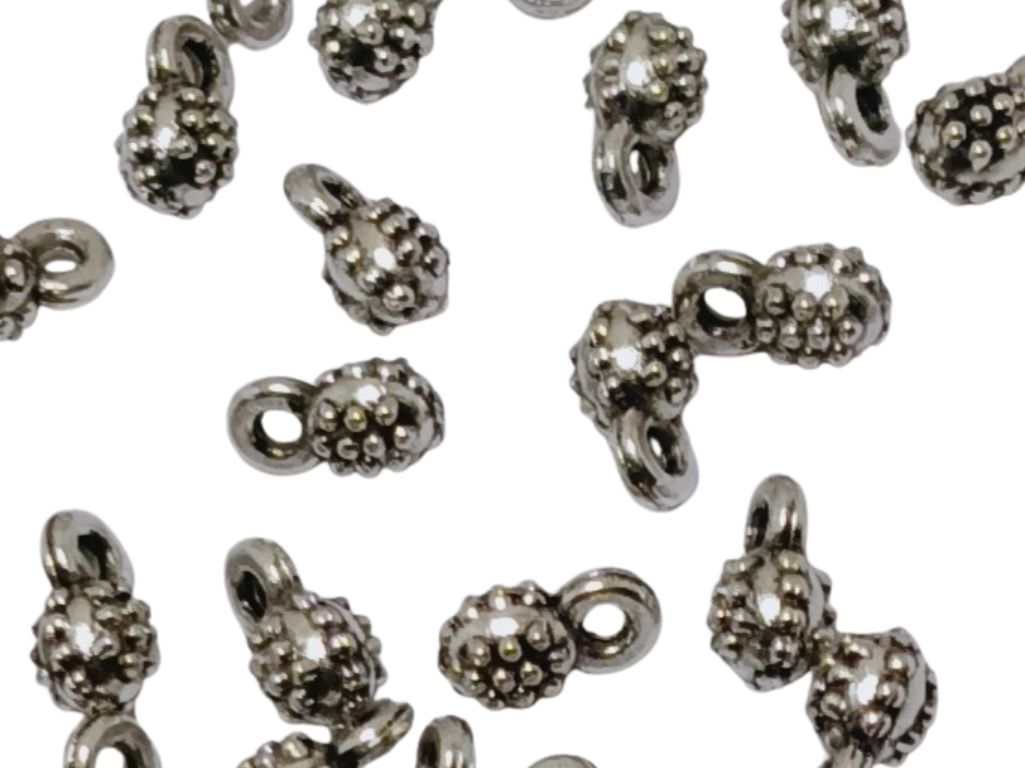 Silver Ghungroo Metal Beads