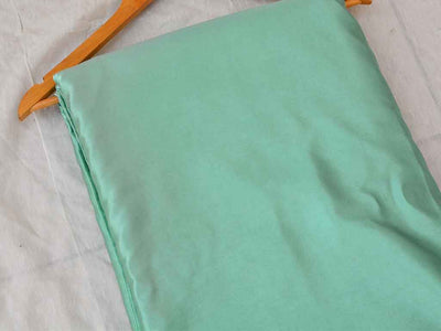 Pista Green Plain Pure Viscose Gaji Silk Fabric (Wholesale)