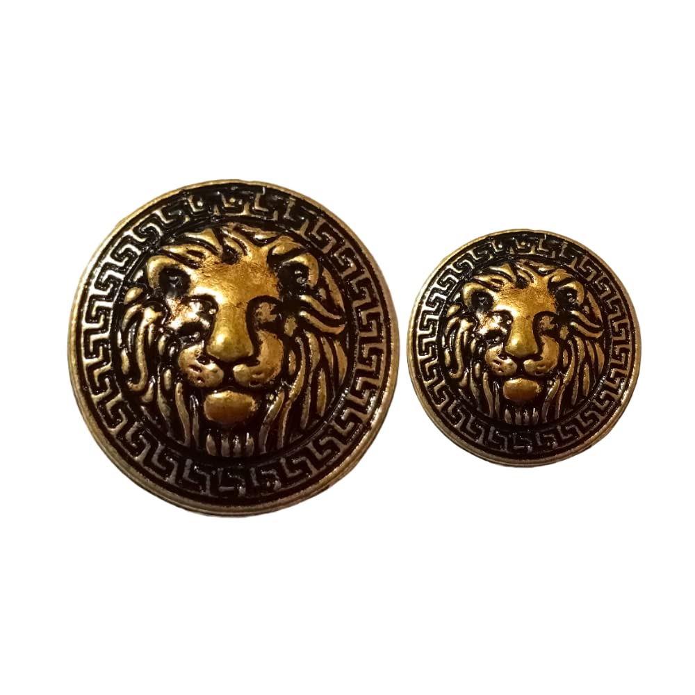 Golden and Black Designer Metal Buttons