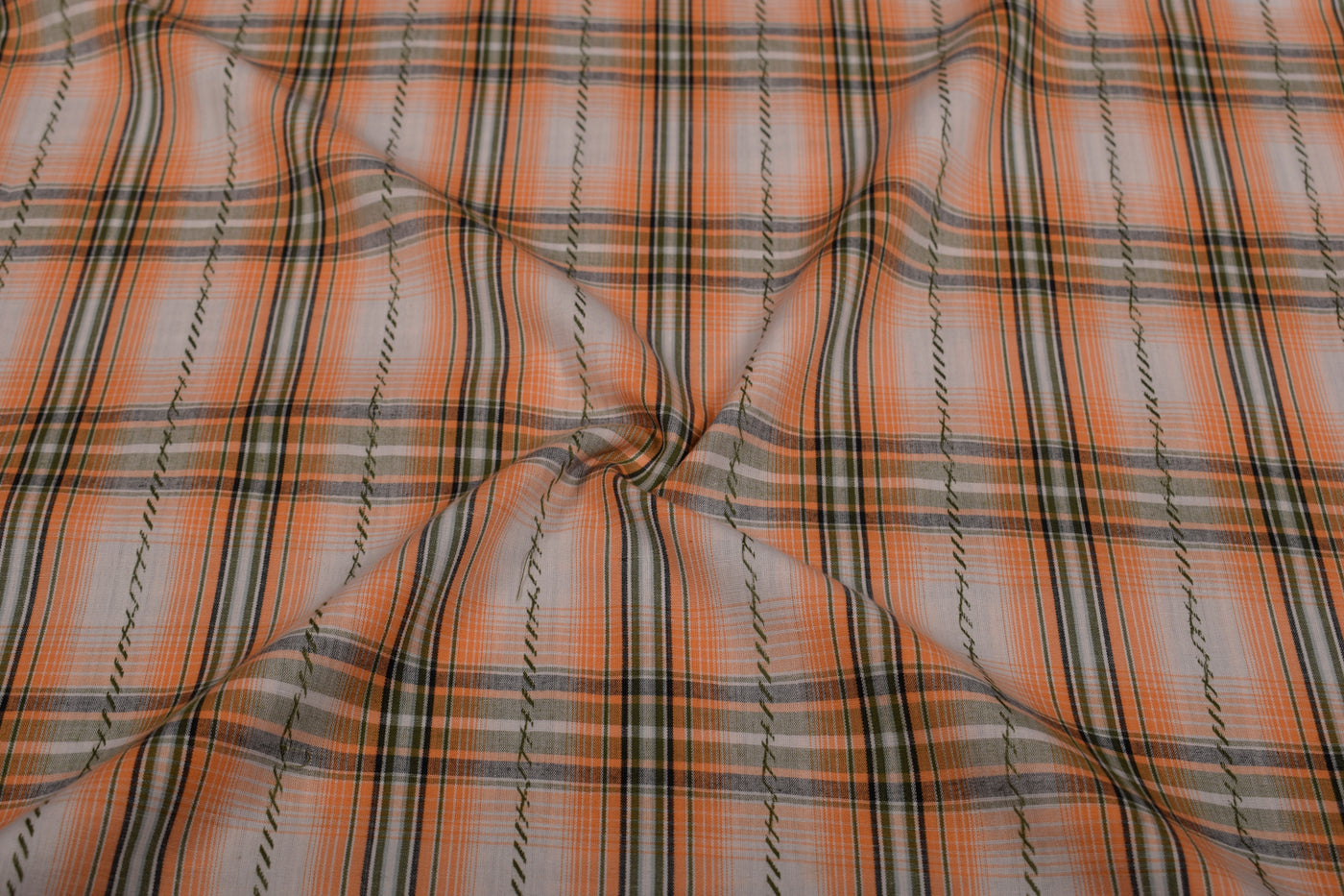 Multicolor Checks Cotton Yarn Dyed Fabric