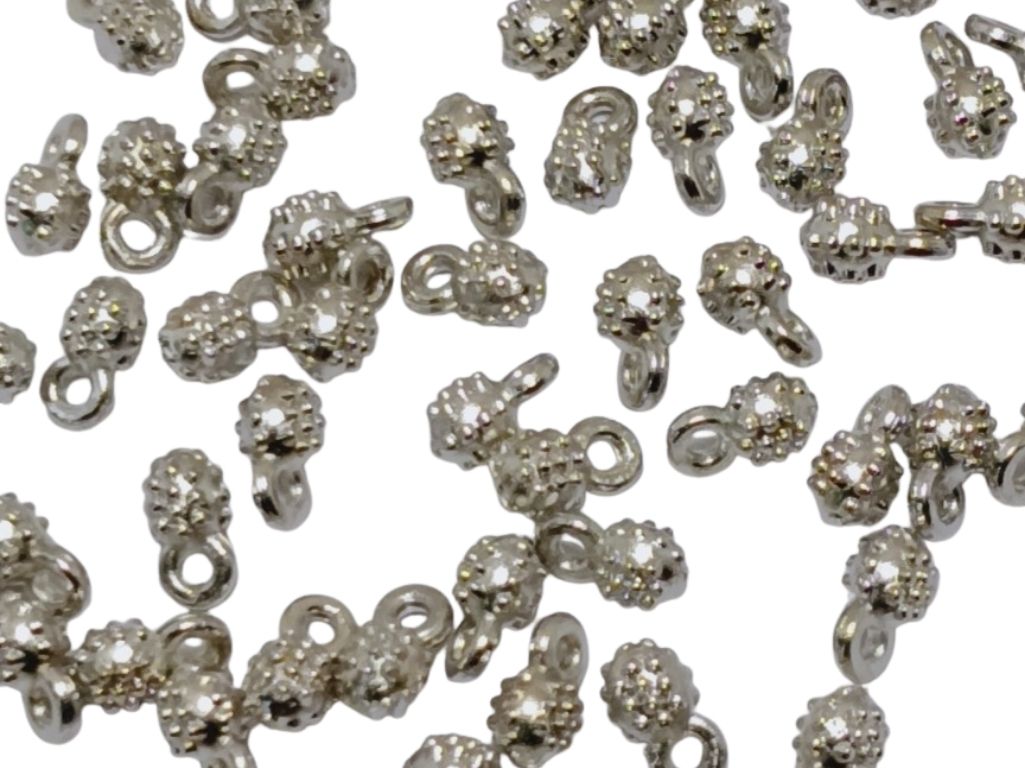 Silver Ghungroo Metal Beads