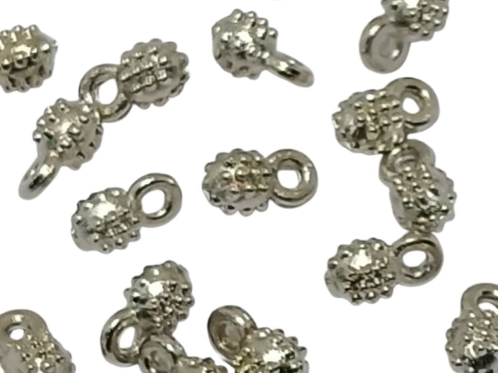 Silver Ghungroo Metal Beads