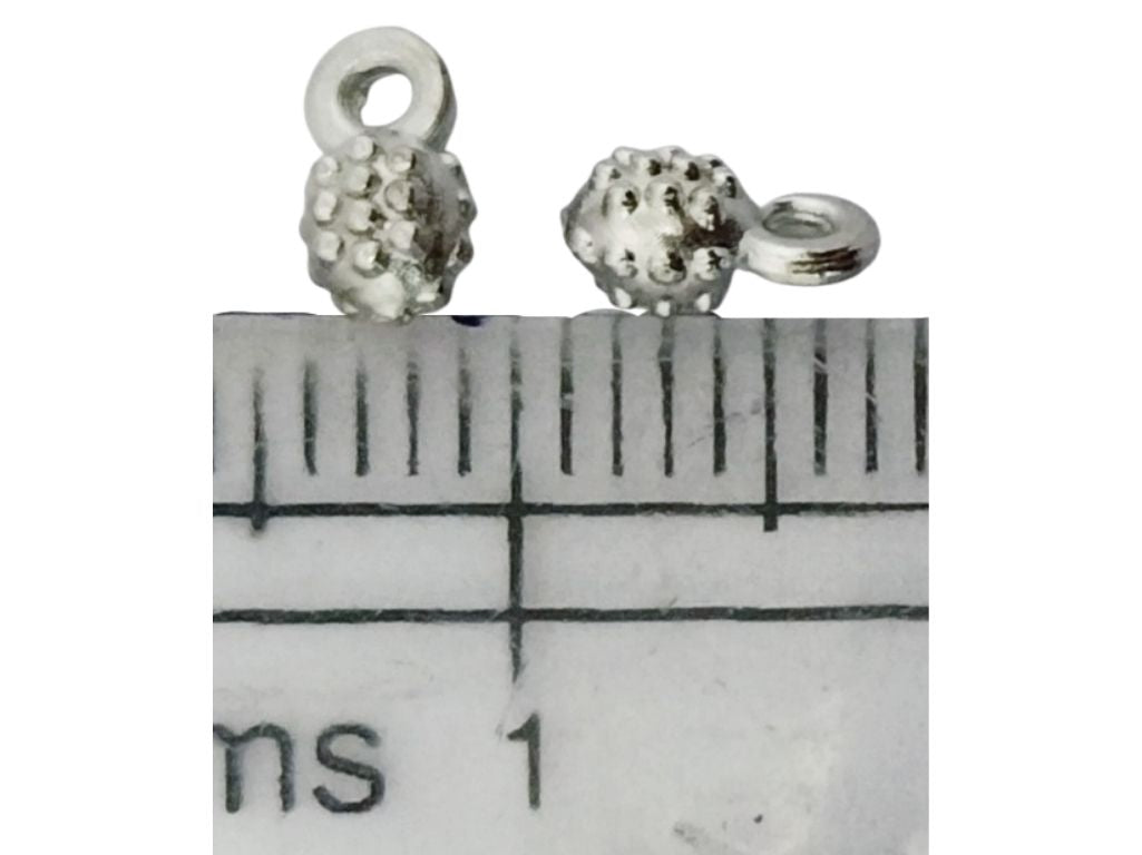 Silver Ghungroo Metal Beads