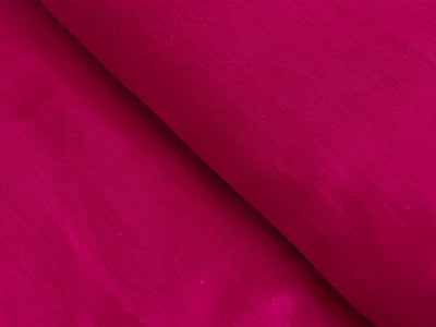 Bright Magenta Plain Pure Viscose Gaji Silk Fabric (Wholesale)