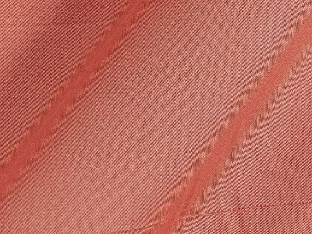 Peach Plain Dyed Cotton Satin Fabric (Wholesale)