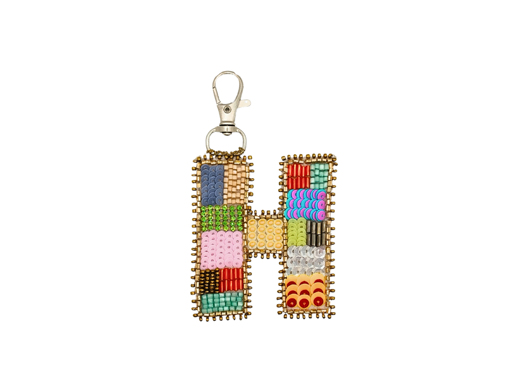 Multicolor 'H' Bag Charms