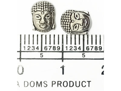 Silver Buddha Zinc Metal Charms