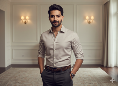 लकड़ी का भूरा सादा चमकता हुआ सूती कपड़ा (थोक)