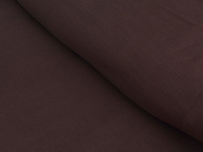 Dark Brown Plain Pure Viscose Gaji Silk Fabric (Wholesale)