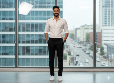 ऑफ-व्हाइट प्लेन कॉटन लिनन फ़ैब्रिक