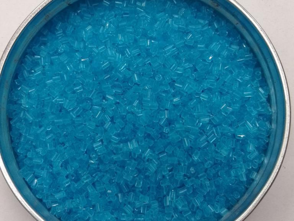 Light Blue Transparent 2 Cut Glass Seed Beads- 2 mm