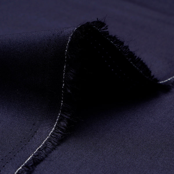 Navy Blue Plain Dyed Rayon Fabric (Wholesale)