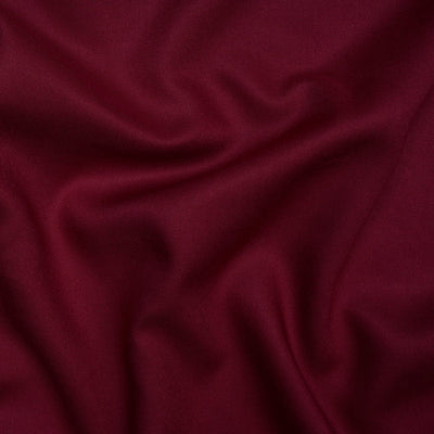 Maroon Plain Dyed Rayon Fabric (Wholesale)