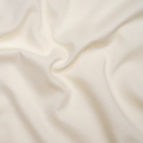 Cream Plain Dyed Rayon Fabric (Wholesale)