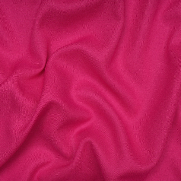 Hot Pink Plain Dyed Rayon Fabric (Wholesale)