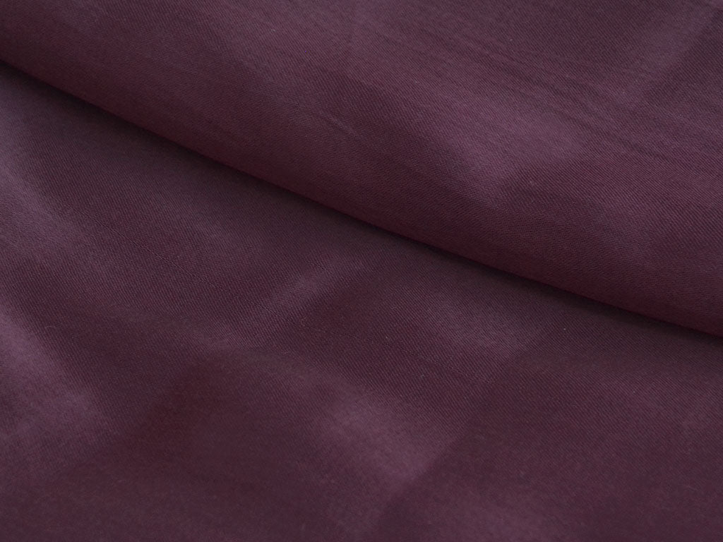 Violet Plain Pure Viscose Gaji Silk Fabric (Wholesale)