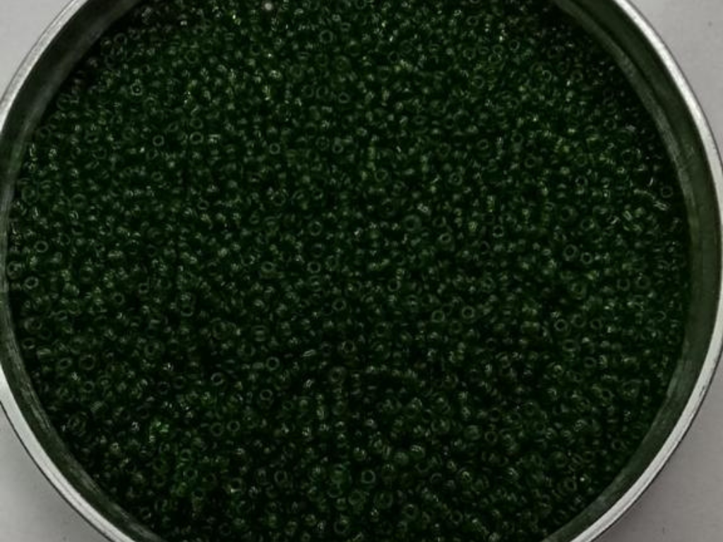 Dark Forest Green Round Rocaille Glass Seed Beads- 2 mm (Wholesale)