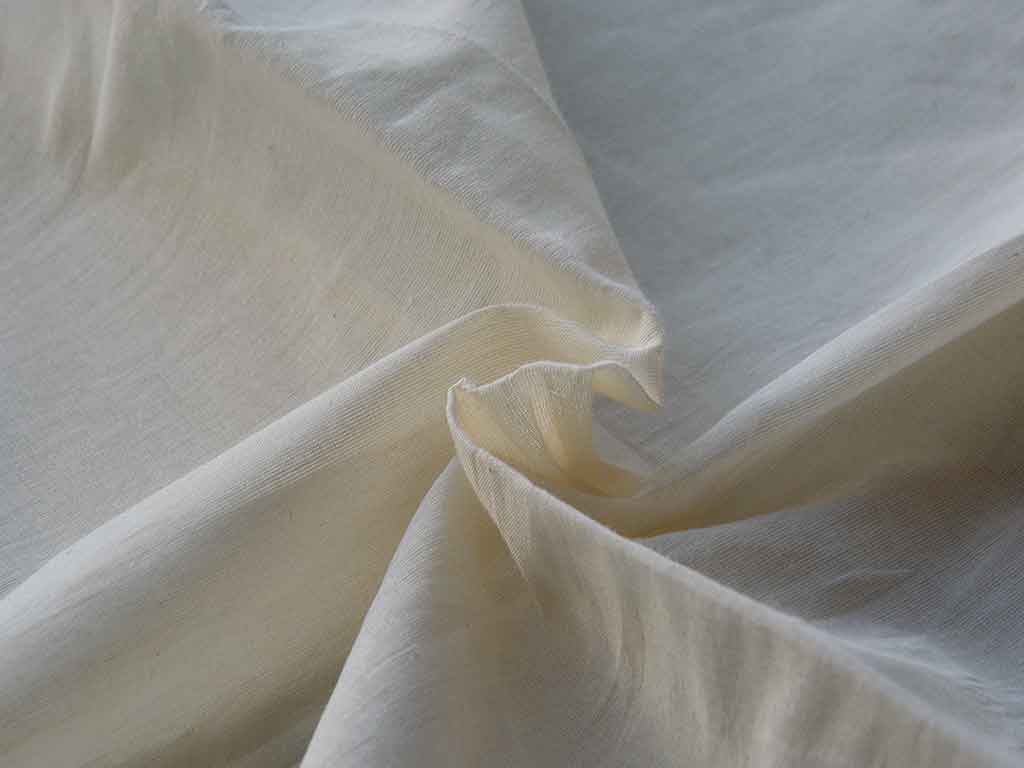 Cream Plain Greige 92*80 Pure Cotton Fabric (Wholesale)