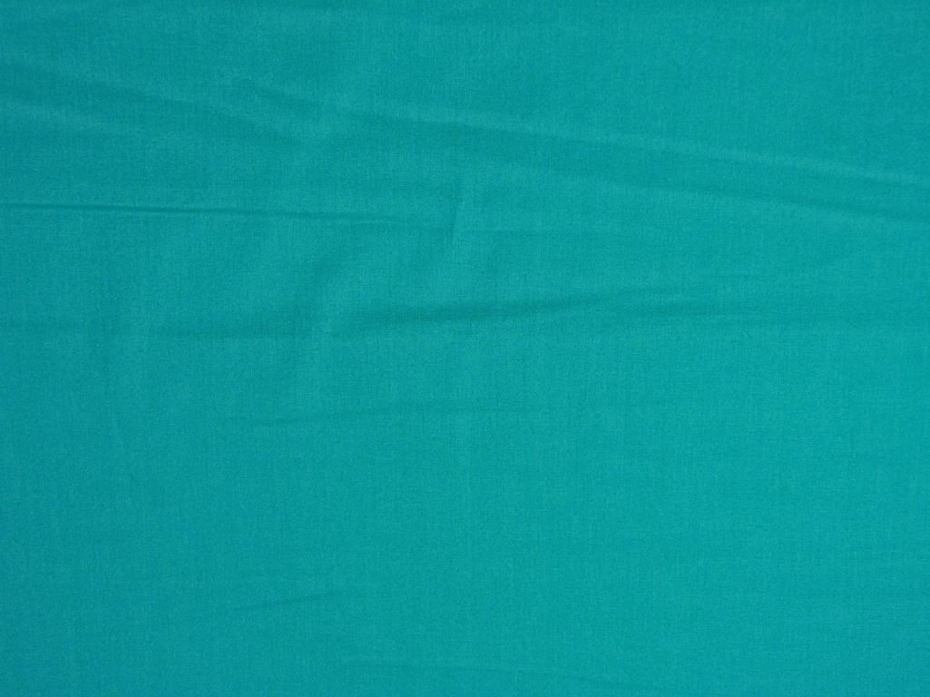 Teal Blue Plain 100% Pure Mul Mul Cotton