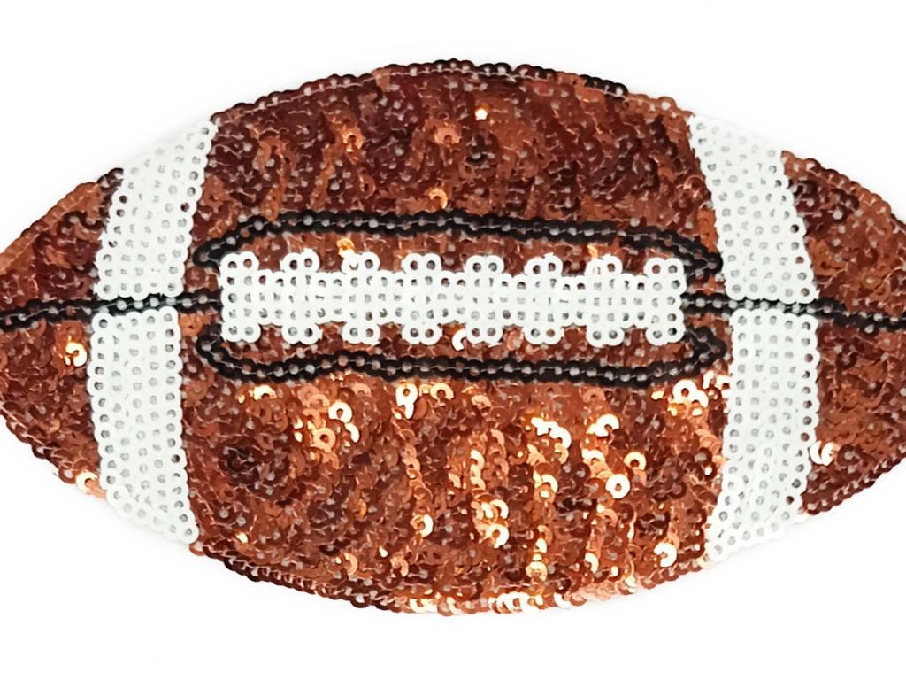 Brown & White Reversible Sequins Motifs