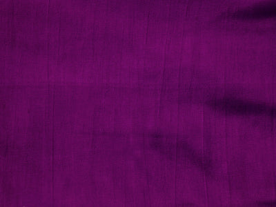 Deep Purple Plain Pure Viscose Gaji Silk Fabric