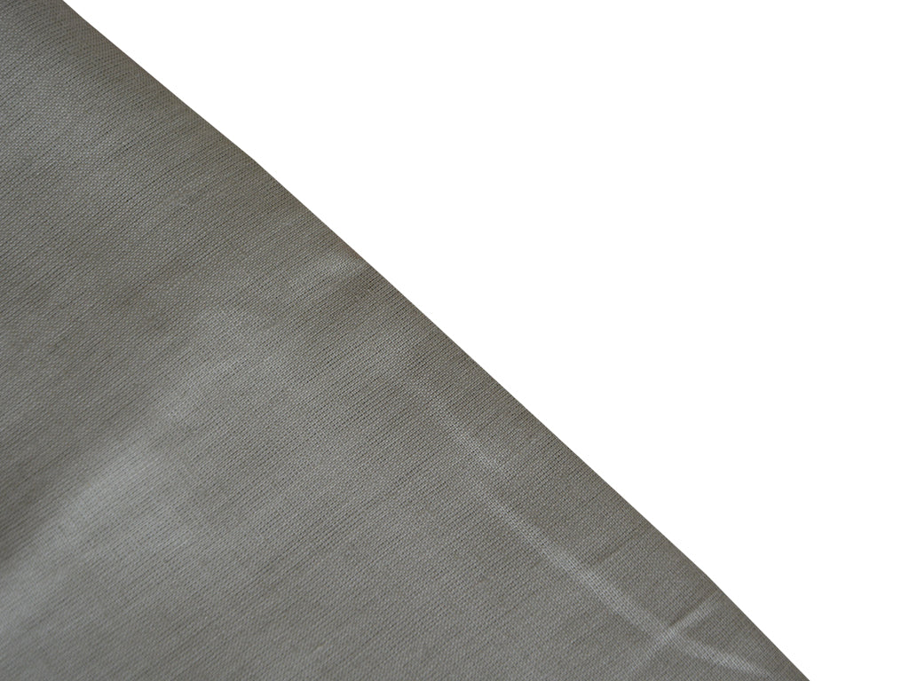 Precut of 2 Meter Natural Gray Color Pure Linen Fabric - 60 Lea