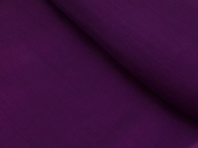 Deep Purple Plain Pure Viscose Gaji Silk Fabric