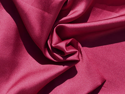 Marron Plain Heavy Japan Satin Fabric