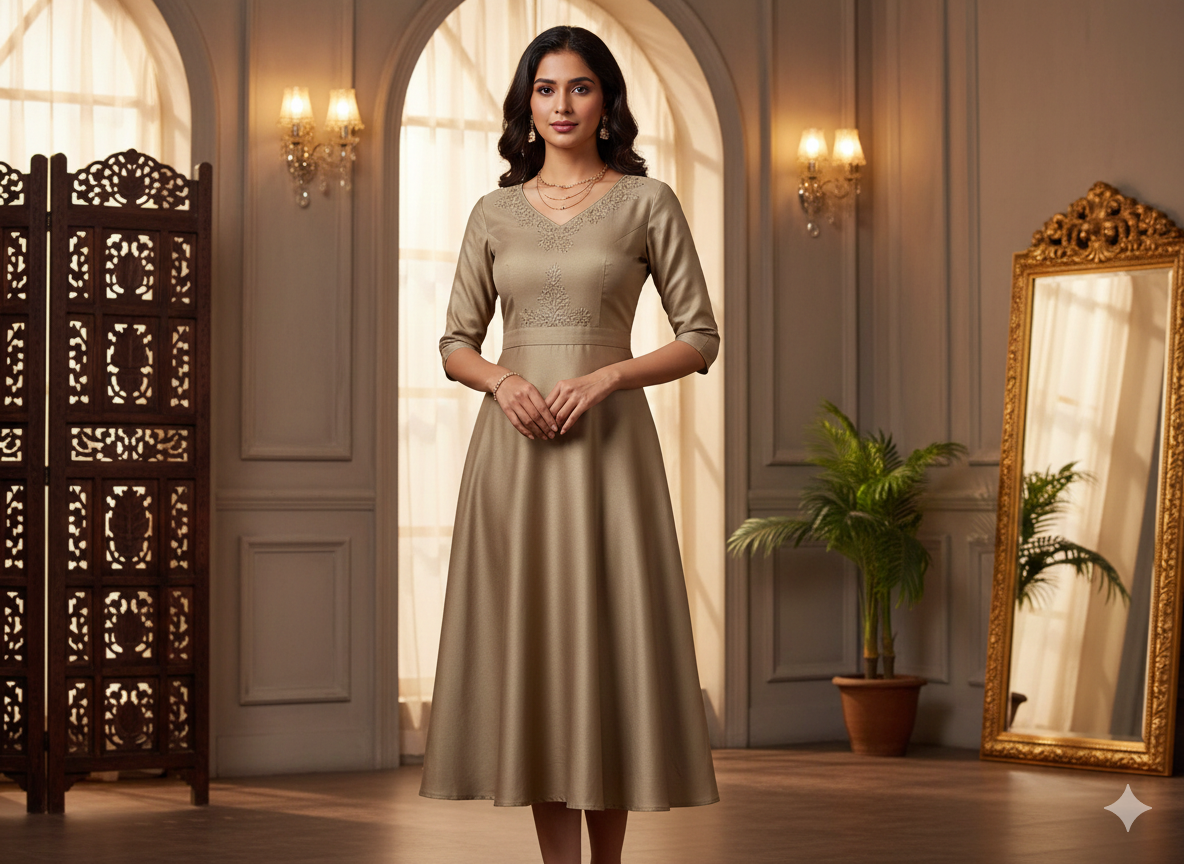 Cream  Plain Malai Satin Fabric  (Wholesale)