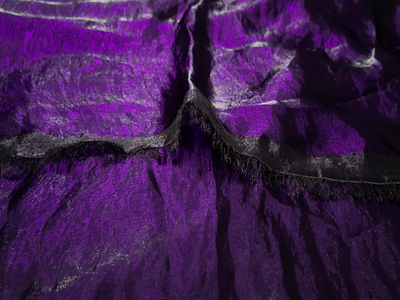 Luxuries Violet Heavy Fendi Silk