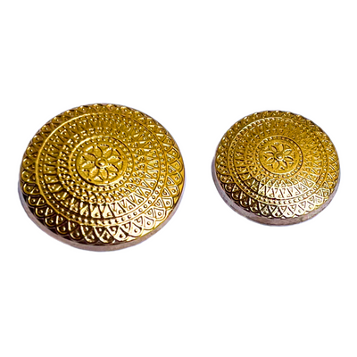 Golden Designer Metal Buttons