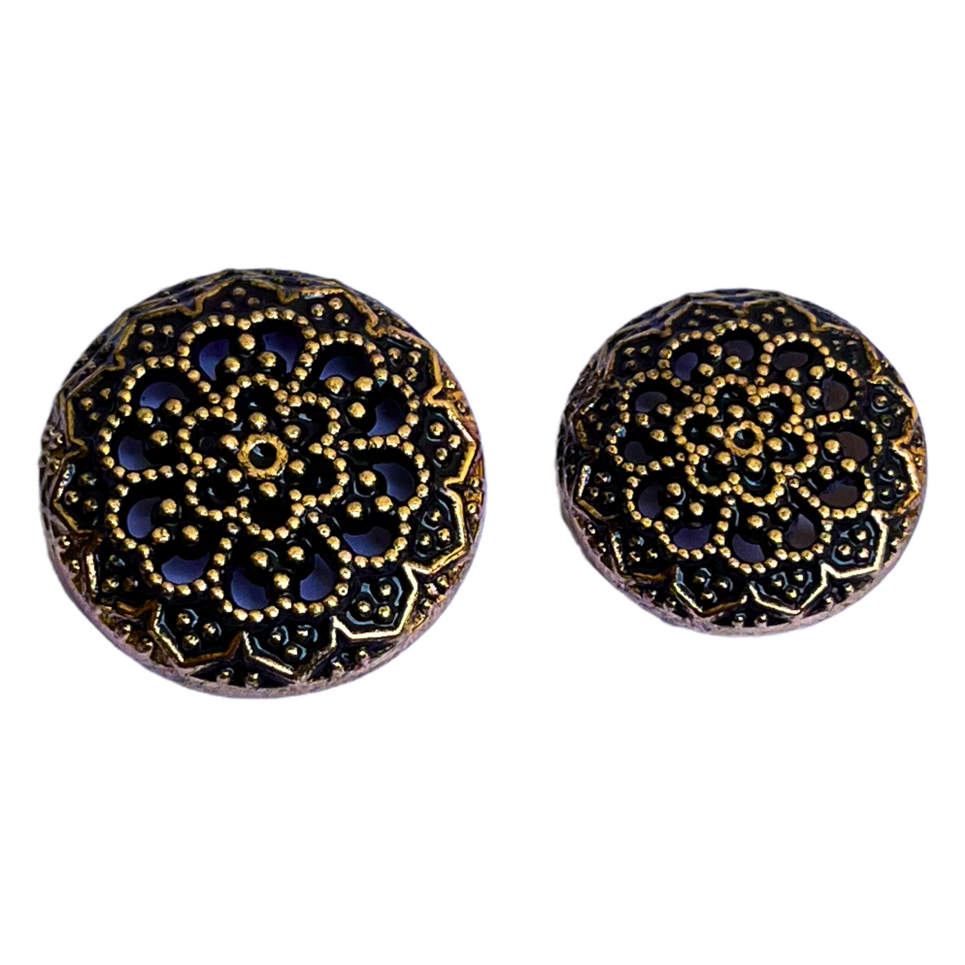 Black & Golden Desinger Metal Buttons