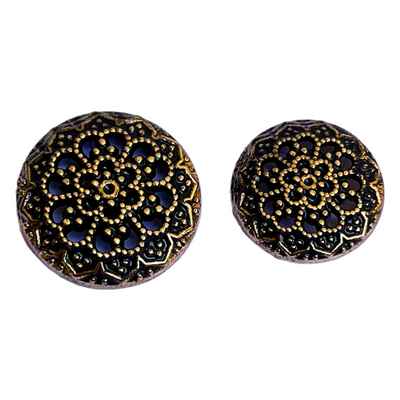 Black & Golden Desinger Metal Buttons